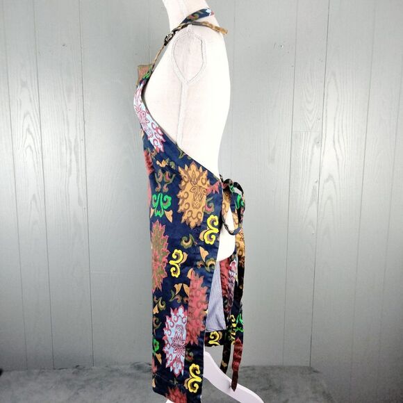 Gretchen Scott Apron Turkish Delight Womens Kitchen Long Adjustable Colorful - Picture 8 of 11